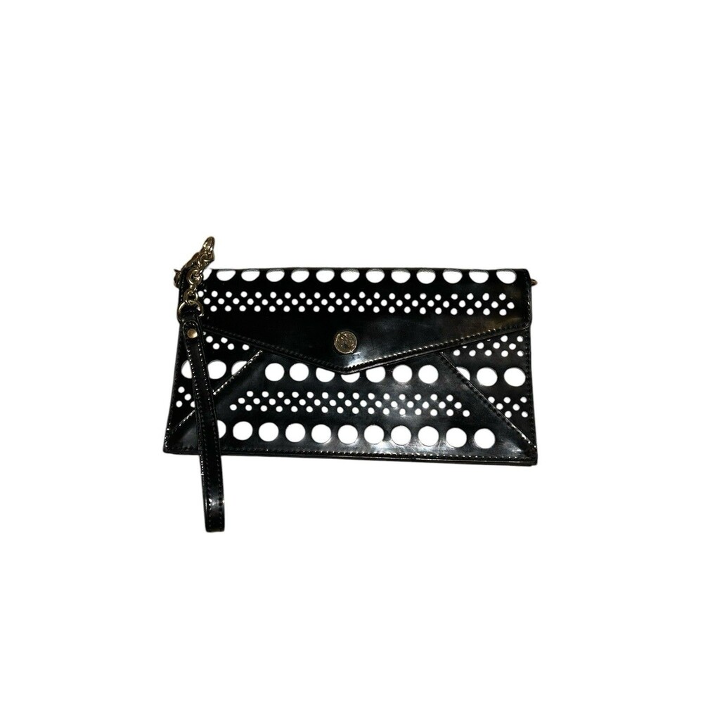 Spartina 449 Purse Black Clutch Cutout‎